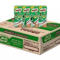 ส่งฟรี MILO UHT ไมโล ยูเอชที สูตรปกติ 180 มล. x 48 กล่องต่อลัง- นมช็อคโกแลตมอลต์