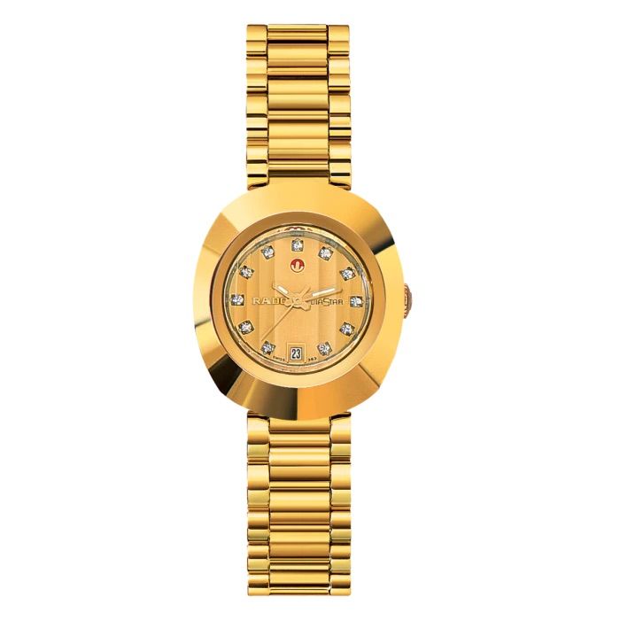 rado-diastar-automatic-11-พลอย-นาฬิกาข้อมือผู้หญิง-เรือนทอง-สายหนา-รุ่น-r12416634-สีทอง