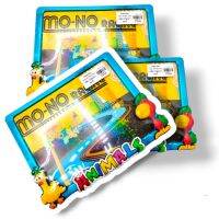 ป้ายทะเบียน(MO-NO RACING)เหล็ก การ์ตูนยาง คละสีรหัส(015356)