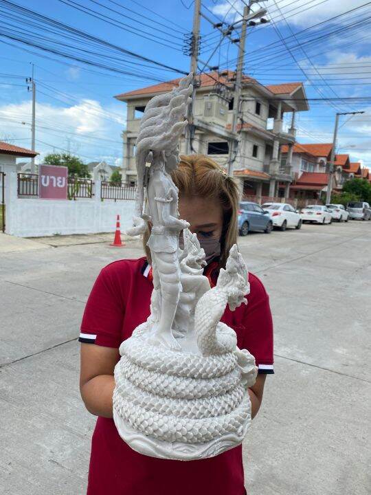 ปู่ศรีสุทโธย่าศรีประทุมมา-ปู่ย่า-สูง19นิ้ว-องค์ดิบสำหรับทำสี