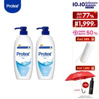 โพรเทคส์ เฟรช 450 มล. ขวดปั๊ม รวม 2 ขวด ให้ความรู้สึกสดชื่น Protex Fresh 450 ml Total 2 Pcs For Power or Freshness (Shower Cream, Body Wash)