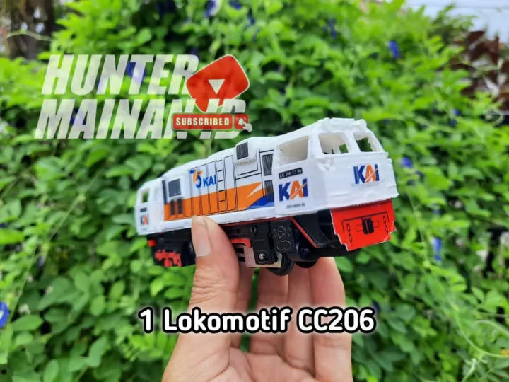 Kereta Api Mainan Berkualitas / Lokomotif Kereta Api CC206 / 1 Unit ...