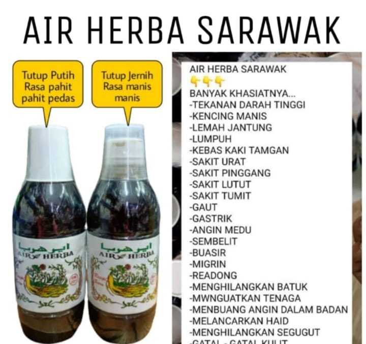 Air Herba Sarawak Ready Stock Lazada 0042