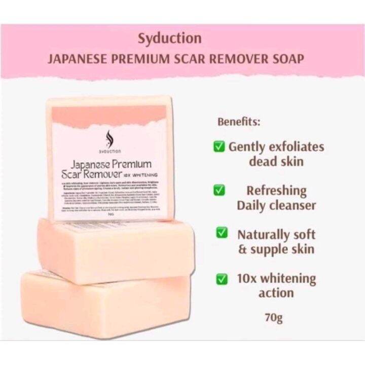 Syduction Japanese Soap Premium Whitening 10x Scar and Stretchmark