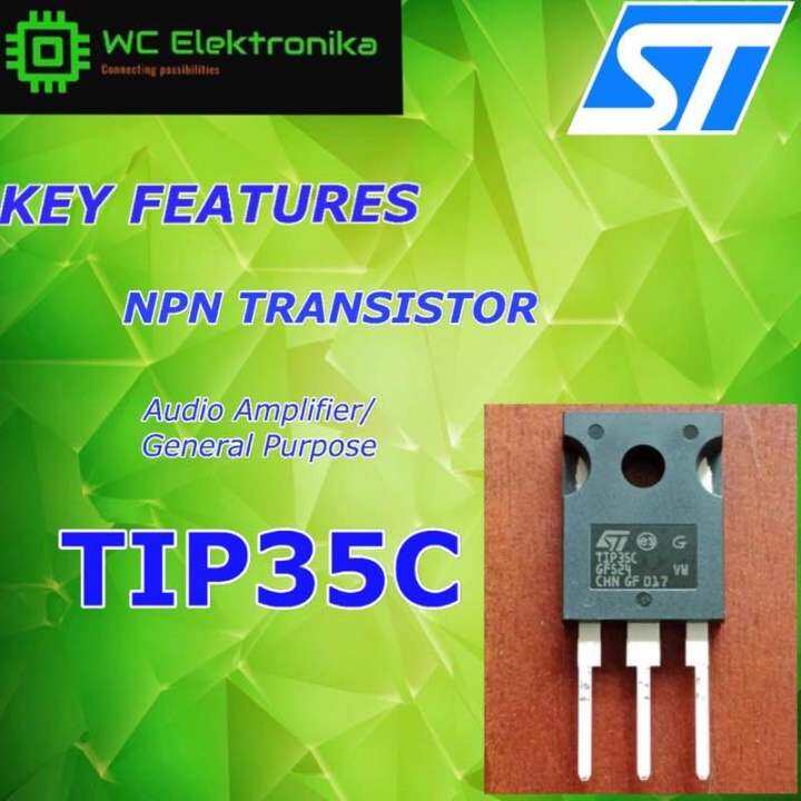 TIP35C NPN TRANSISTOR ORIGINAL | Lazada PH