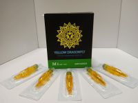 เข็มฮอค เยลโล่ดรากอนไฟว์ Yellow Dragon fly (*9 M1) ลงสี ลงเงา หน้าตัดตรง (20 ชิ้น ต่อ 1 กล่อง) หยิบใช้งานง่าย สะดวกสบาย