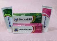 ยาสีฟันสมุนไพรหอม 2 ชิ้น 2 สูตร ไดมอนด์กิ๊ฟ Diamond Gift สูตรเข้มข้น สำหรับคนสูบบุหรี่