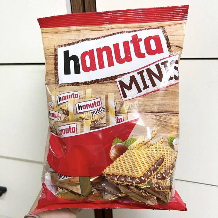 Hanuta เวเฟอร์สอดไส้ช็อกโกแลตเฮเซลนัท 200g