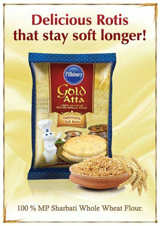 Pillsbury Gold Atta, Whole Wheat Flour 1 Kg Lazada