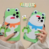 เคสโทรศัพท์มือถือลายกบสามมิติลายการ์ตูนน่ารักสำหรับ iphone14promax iPhone 13เคสมือถือแบบใหม่สำหรับผู้หญิง14Pro 12คู่รัก14PM เคสป้องกันซิลิโคนหุ้มทั้งเครื่องกันกระแทกไอเดียสร้างสรรค์สำหรับคู่รัก