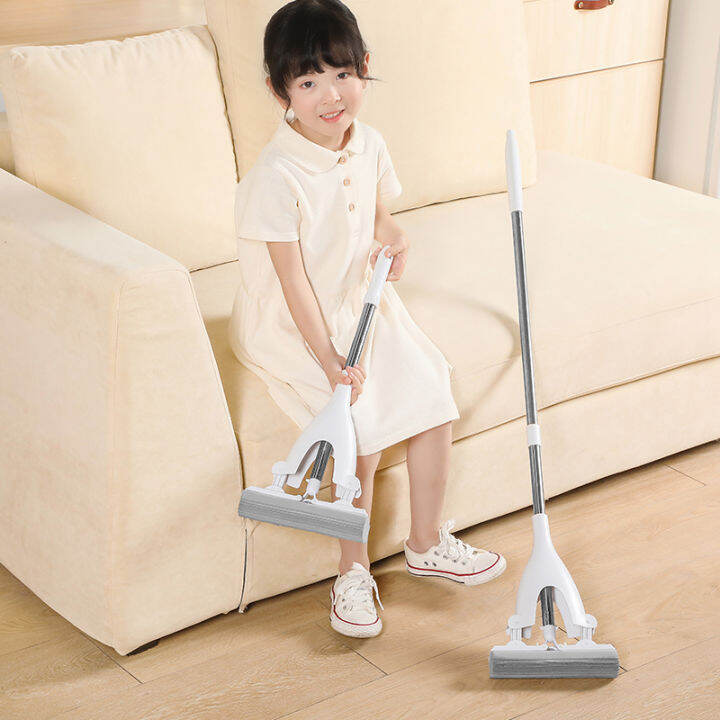 Lazy HandFree Wash Cotton Household Toilet Small Mop Mini Small Mop
