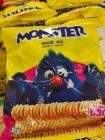 มาม่า กินเล่น อร่อย กินเพลิน ยี่ห้อ Mamee Monster 1 เเพ็คใหญ่บรรจุ8ซองๆละ25กรัม ฮาลาล จากมาเลเซีย กินเล่น ก็ดีมี