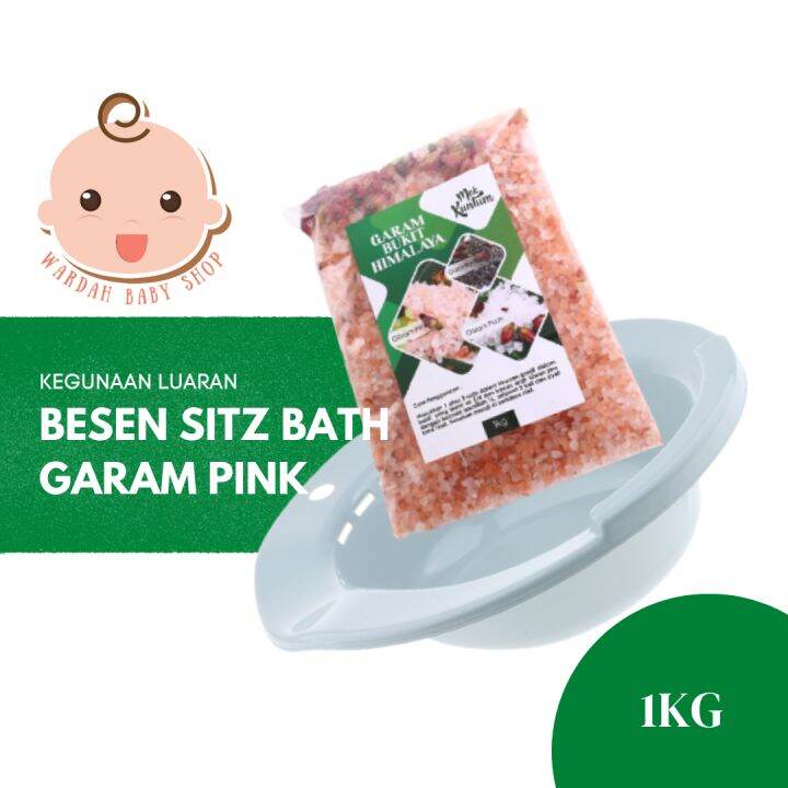 Besen Sitz Bath dan Garam Pink Himalaya Lazada