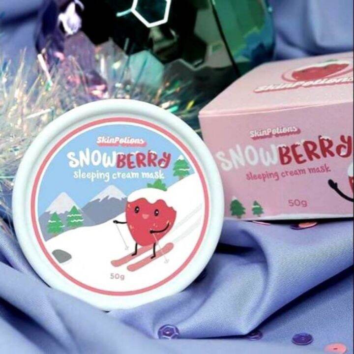 Snowberry Sleeping Cream Mask by Skin Potions Lazada PH
