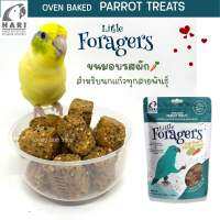 ขนมนก ขนมอบรสผัก รสพริก Little Foragers รางวัลสำหรับนกแก้วทุกสายพันธุ์ Oven Baked Parrot Treats