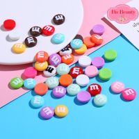 อะไหล่แต่งเล็บ เรซิ่น m&amp;m  Mix Color  10ชิ้น/คละสีให้ค่ะ