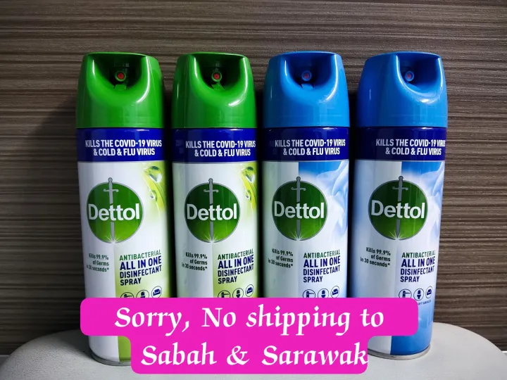 Dettol Disinfectant Spray, one unit, 450ml Lazada