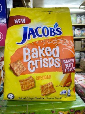 JACOBS Baked Crisps Cheese 229g เครกเกอร์ รสชีส