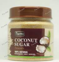 น้ำตาลมะพร้าว 100% COCONUT SUGAR ขนาด 300 กรัม บรรจุขวดพลาสติก