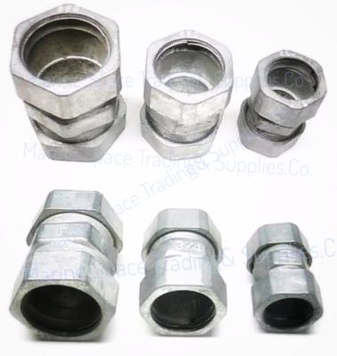 SEC-LECN 1/2"-2"คอนเนคเตอร์ จับท่อบางกันน้ำ Liquid Tight E.M.T.Connector SEC-LEC ข้อต่อจับท่อบางกันน้ำ Liquid Tight E.M.T Coupling&nbsp;ข้อต่อท่อบางกันน้ำ