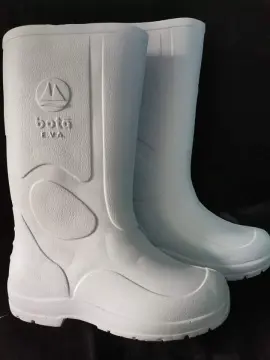 Long Natural Rubber Boots for Farming Fishing Knee Rain Boots 250