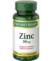 Zinc 50 mg ขนาด 100 เม็ด exp 1/25 ล็อตใหม่ Natures Bounty วิตามินนำเข้าจาก??แท้?% พร้อมส่ง