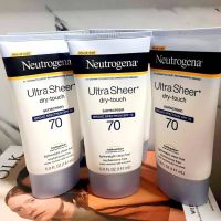 กันแดด Neutrogena Ultra Sheer Dry Touch Sunscreen SPF70 147ml.