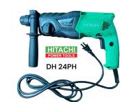 สว่านโรตารี่ HITACHI DH 24PH 3 ระบบ 730W 0-1050/min  คอนกรีต 24 mm. เหล็ก 13 mm.