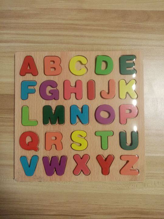 Alphabet wooden Puzzle | Lazada PH