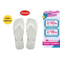 HAVAIANAS รองเท้าผู้หญิง Slim Square Flip Flop - White รุ่น 41483010001WTXX (รองเท้าแตะ รองเท้า รองเท้าแตะหญิง รองเท้าแตะผู้หญิง)