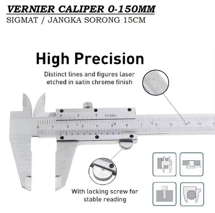 Sigmat tricle brand vernier caliper / jangka Sorong Lazada Indonesia
