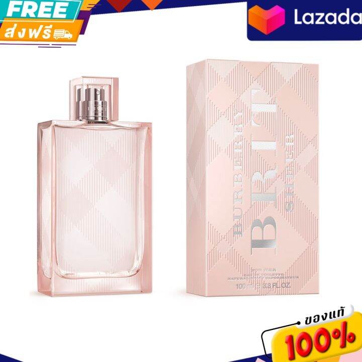 รับประกันของแท้ 💯 น้ำหอม Burberry Brit Sheer Edt 100 Ml กล่องซีล Th