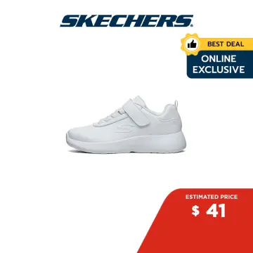 White on sale platform skechers