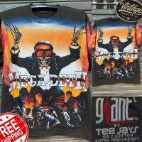 เสื้อ OVPลาย Megadeth สไตล์วินเทจยุค 90s ป้าย GIANT by pop comics