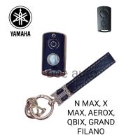 เคสกุญแจรีโมทรถยนต์ Tpu สําหรับ รถรุ่น YAMAHA  GRAND FILANO AEROX(2021) XMAX(2020) QBIX พร้อมพวงกุญแจ