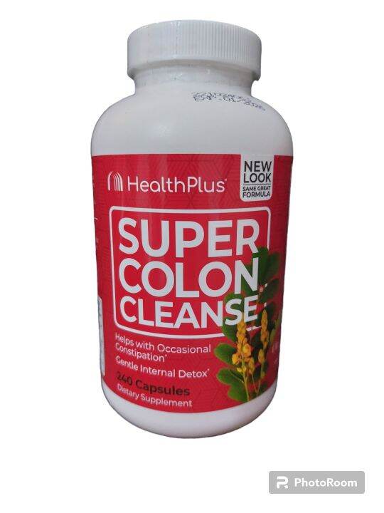 Health Plus Super Colon Cleanse 240 capsules, exp. 1/2026 | Lazada PH