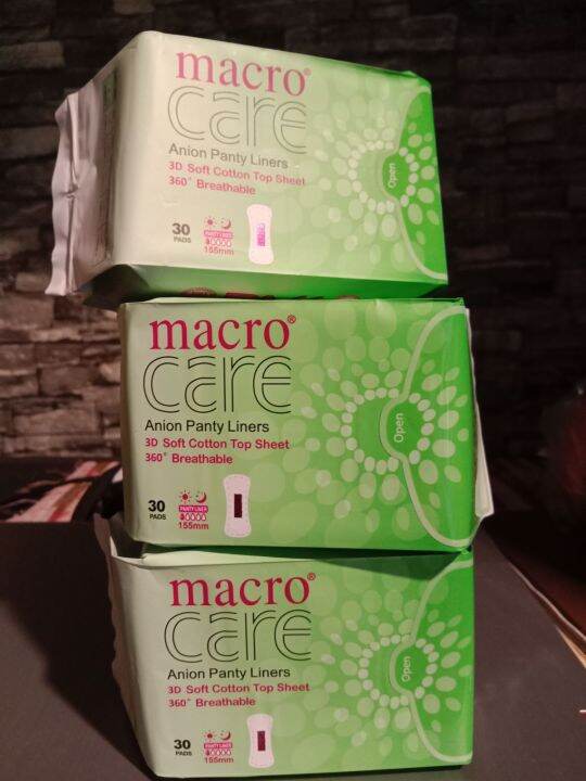 Bundle Macro Care Negative Ion Panty Liner Lazada PH