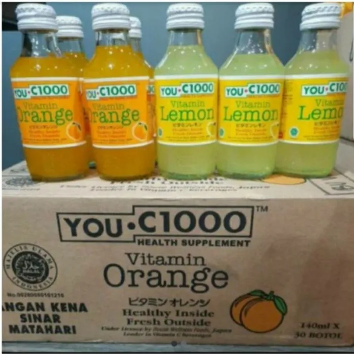 You C 1000 Ukuran 140ml Rasa Orange Lemon You C Uc1000 You C 1000 Orange Lazada Indonesia