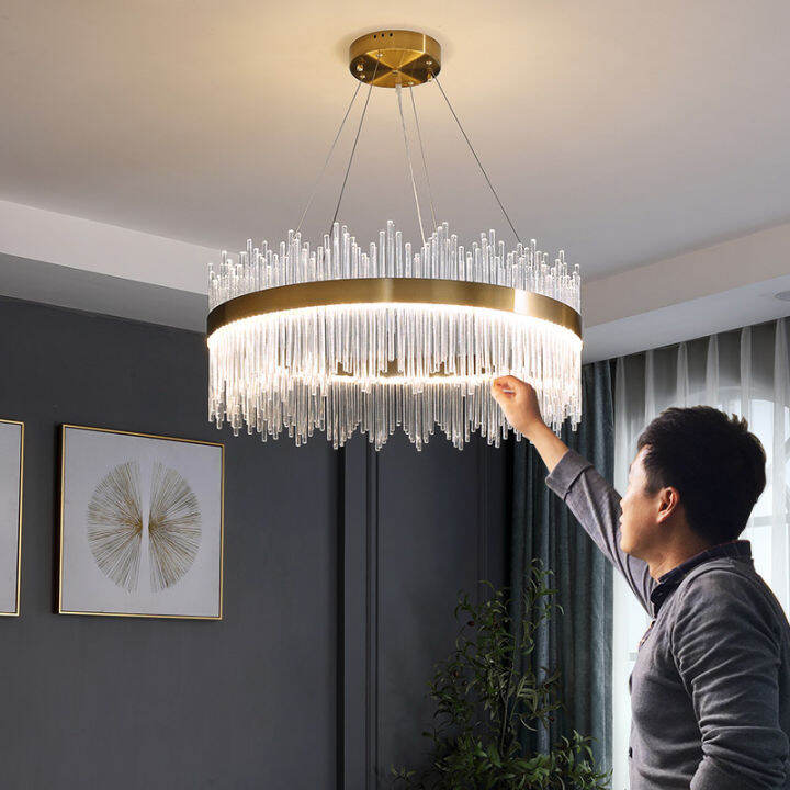 Light Luxury Chandelier PostModern Crystal Lamp Nordic Simple