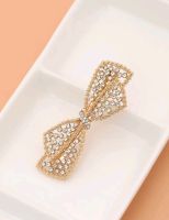 กิ๊บติดผมแฟชั่น กิ๊บติดผมรูปโบว์  น่ารักๆ Rhinestone Bow Hair Clip ส่งจากไทย