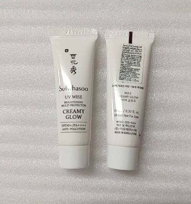 Sulwhasoo UV Wise Brightening Multi Protector Creamy Glow SPF50+/PA++++ Anti-Pollution 10 ml #No.1 Creamy Glow (1 ชิ้น)