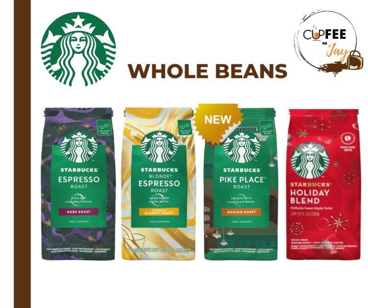 STARBUCKS WHOLE BEANS COFFEE COLLECTION 200 GRAMS Lazada PH