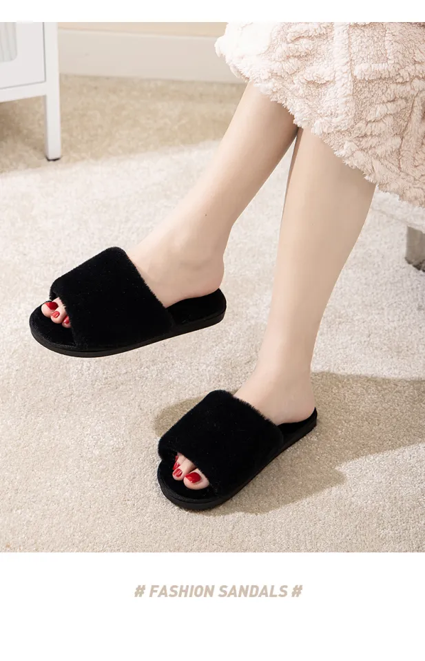 Zara Ladies Air Fit Comfort Slippers In Black - Fancy Soles-sgquangbinhtourist.com.vn