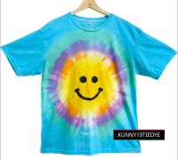 เสื้อยืดมัดย้อมT-shirt Tie-dye?Size XL (อก44" ยาว27")