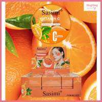 (7022) Sasimi Orange Eye Mask มาส์กใต้ตาส้ม มีวิตามินซี ช่วยให้ใต้ตากระจ่างใส ลดริ้วรอย ขนาด 1.4 กรัม