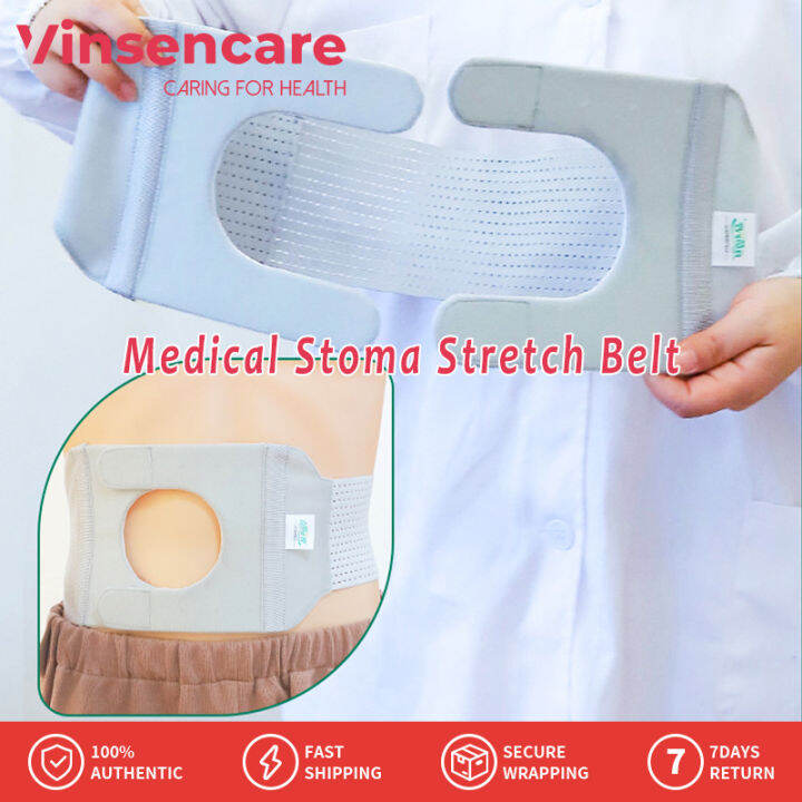 Vinsencare 1PC Abdominal Belt Stoma Belt Stoma Hernia Beside Stoma
