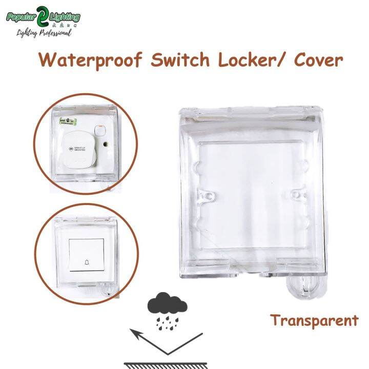 Malaysia Standard Size Waterproof switch plug socket door bell switch