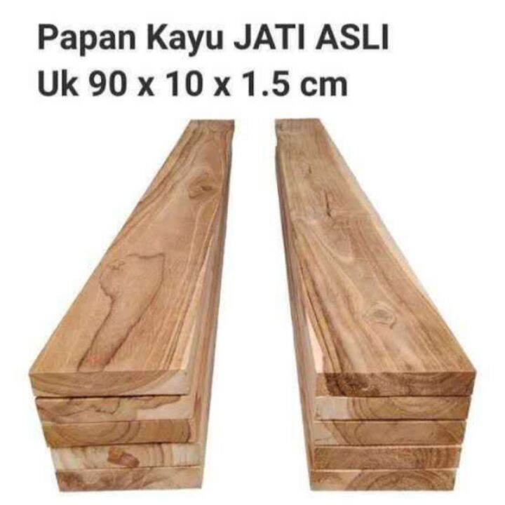 Papan Kayu Jati Asli Grade B | Lazada Indonesia