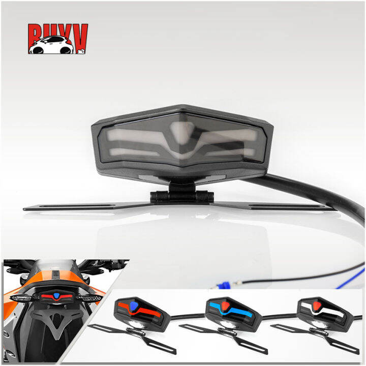 BuyV Universal Motorcycle LED Integrated Taillight 3IN1 Driving Light