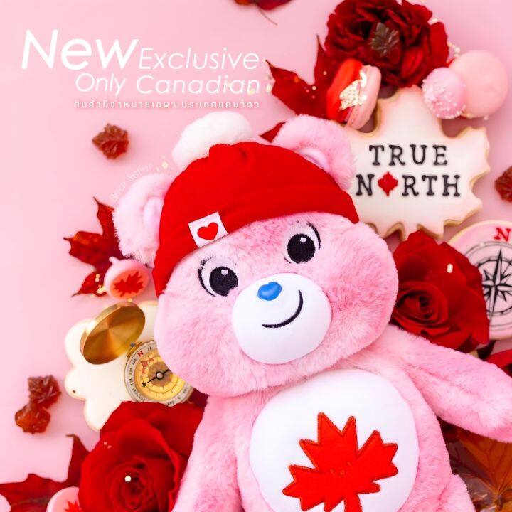 pre-order-ตุ๊กตา-care-bears-รุ่นพิเศษ-true-north-bear-เฉพาะประเทศ-แคนนาดา-สินค้านำเข้าแท้-รุ่นใหม่ก่อนใคร-สีสวยน่ารักมาก